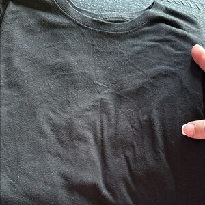 Athletic Works Black Short Sleeve Crew Tee - Classic Solid